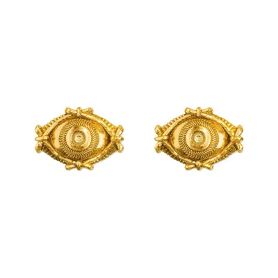 Astor & Orion Women's Eye Studs Gold