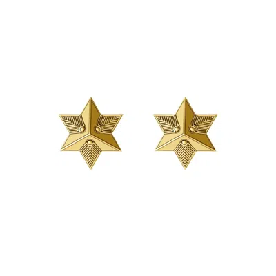 Astor & Orion Women's Gold Star Stud Earrings