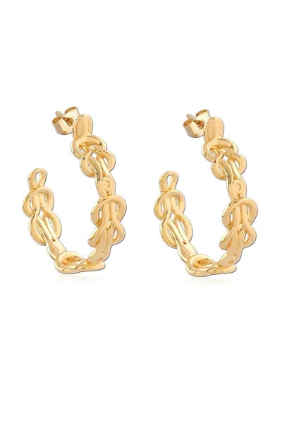 Astor & Orion Women's Hecate Hoops Gold