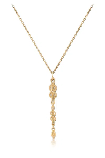 Astor & Orion Women's Hecate's Knot Lavalier Necklace Gold