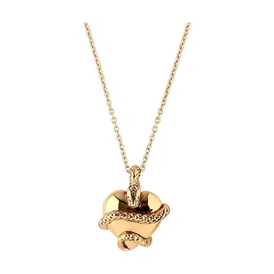 Astor & Orion Women's Wise Heart Gold Charm Necklace