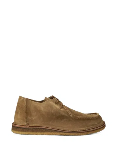 Astorflex Beenflex 00001 Suede Lace-up Boots In Brown