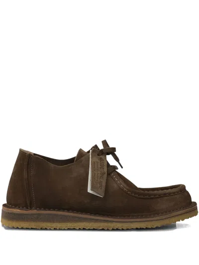 Astorflex Beenflex Lace-up Suede Boots In Brown
