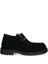 Astorflex Beenflex Suede Derby Shoes In Black