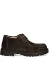 Astorflex Beenflex Suede Lace-up Boots In Brown
