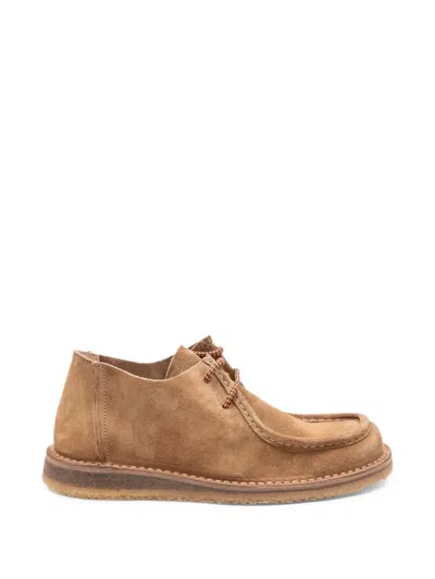 Astorflex Beenflex Suede Moccasins In Brown
