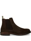 Astorflex Bitflex Elasticated-panel Suede Boots In Brown