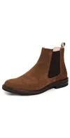 Astorflex Bitflex Suede Rubber Sole Chelsea Boots Havana In Brown