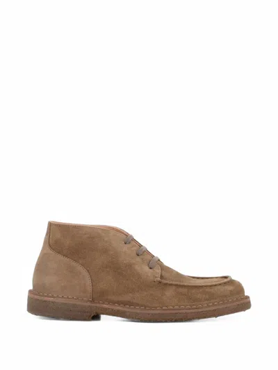 Astorflex Deukeflex Suede Desert Boots In Brown