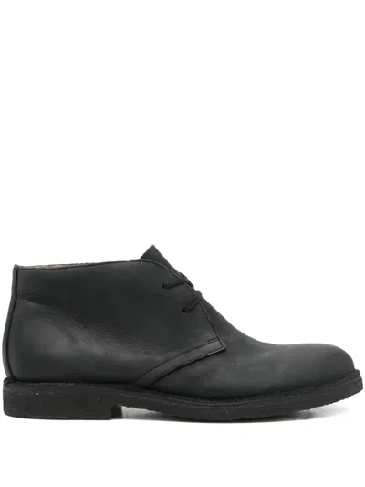 Astorflex Lace-up Boots In Black