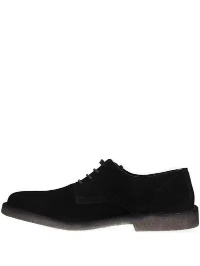 Astorflex Lace-up Suede Shoes In Black