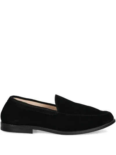 Astorflex Lobbyflex Suede Loafers In Black
