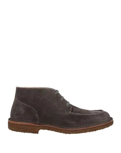 Astorflex Man Ankle Boots Charcoal Size 7 Soft Leather In Gray