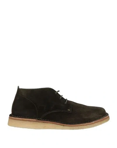 Astorflex Man Ankle Boots Dark Green Size 13 Leather