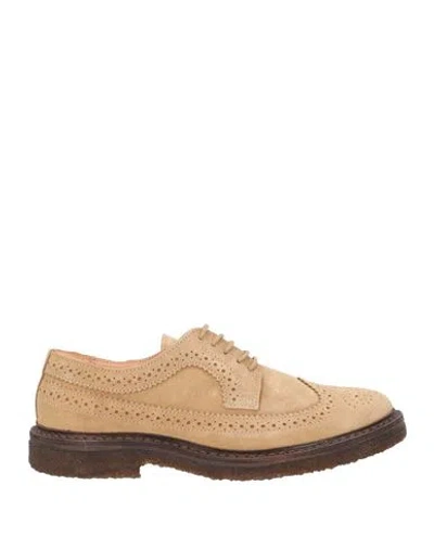 Astorflex Man Lace-up Shoes Sand Size 8 Leather