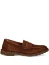 Astorflex Penny Suede Loafers In Brown