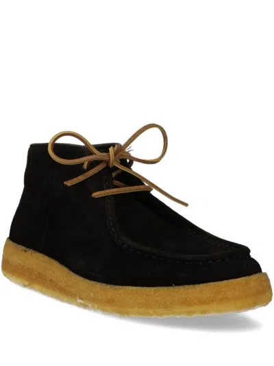 Astorflex Rampiflex Suede Lace-up Boots In Multi