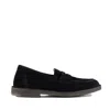 Astorflex Sadelflex Blue Suede Moccasin In Multi