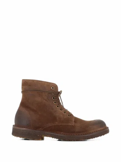 Astorflex Starflex Heritage Suede Lace-up Boots In Brown