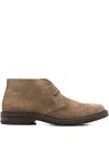 Astorflex Suede Lace-up Boots In Brown