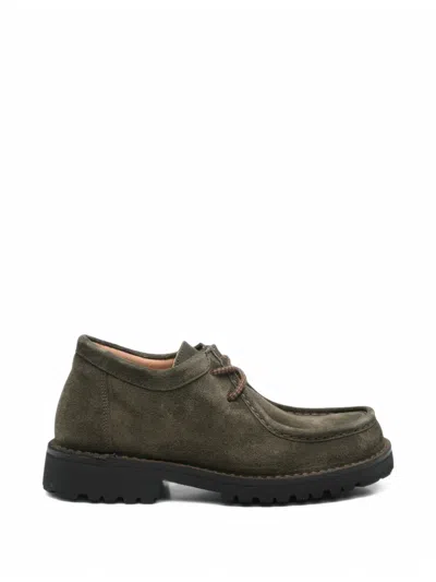 Astorflex Suede Lace-up Boat Shoes In Multi