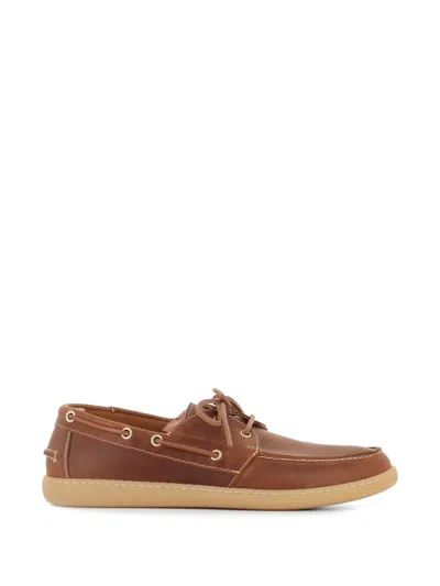 Astorflex Velaflex Lace-up Boat Shoes In Brown
