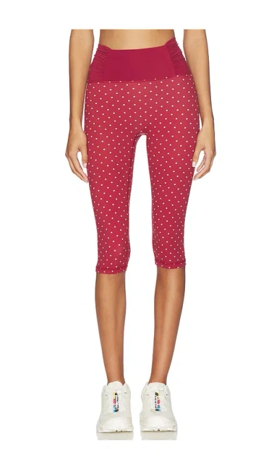 Astoria Capri Legging In Pink