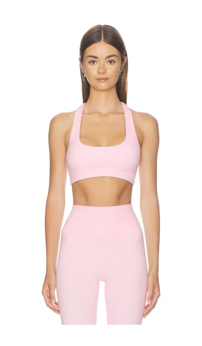 Astoria Racer Back Sports Bra In Pink