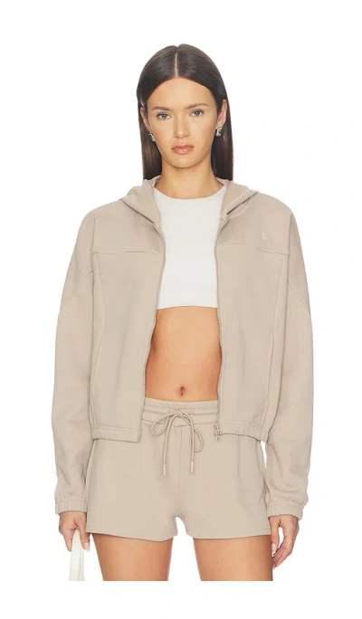 Astoria Sweat Jacket In Neutral