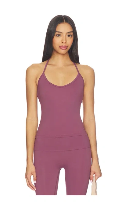 Astoria Tie Halter Tank In Pink