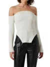 Astr The Label Aeralyn Off The Shoulder Sweater In Black