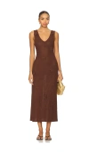 Astr Ainhoa Sweater Dress In Brown