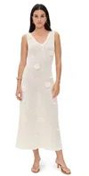 Astr Ainhoa Sweater Dress Cream In White