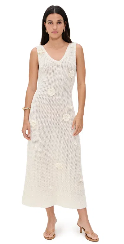 Astr Ainhoa Sweater Dress Cream
