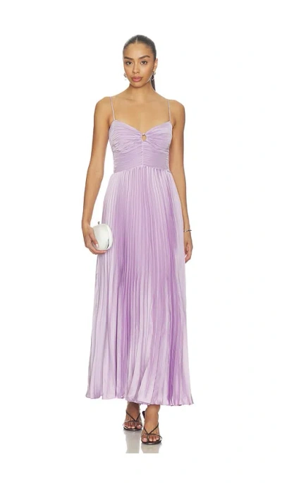 Astr Alaia Dress In Purple