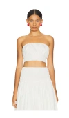 Astr Alani Top White In White