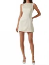 Astr Alisanne Mini Dress In Cream In White