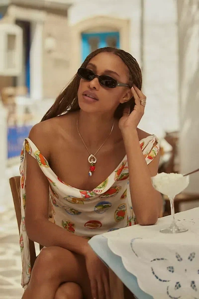 Astr Allexina Cowl-neck Tank Top In Multi