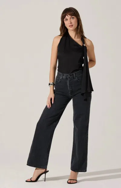 Astr Alyx Asymmetrical Top In Black