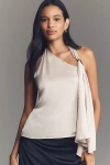 Astr Alyx One-shoulder Top In White