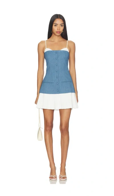 Astr Amren Dress In Blue