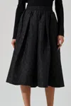 Astr The Label Andolina Jacquard Flare Skirt In Black