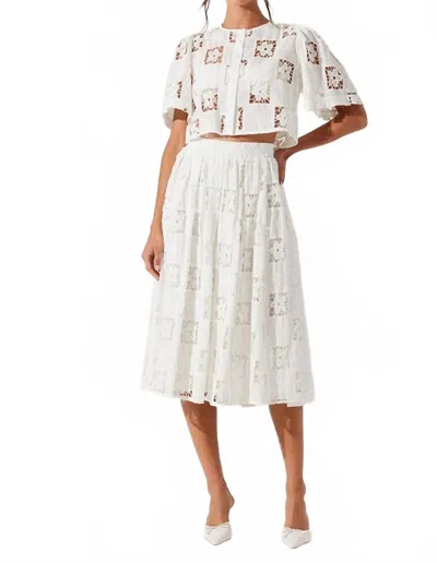Astr Andolina Top In White