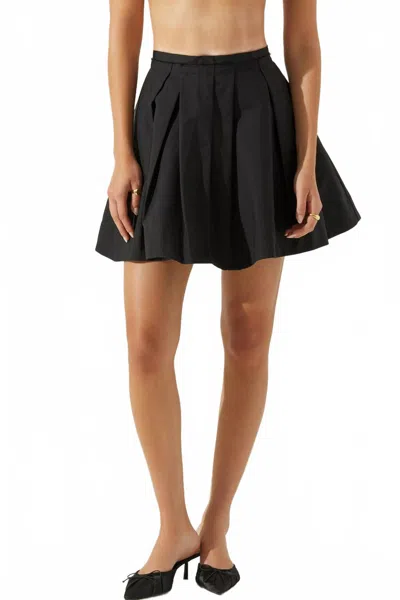 Astr Antheia Mini Skirt In Black