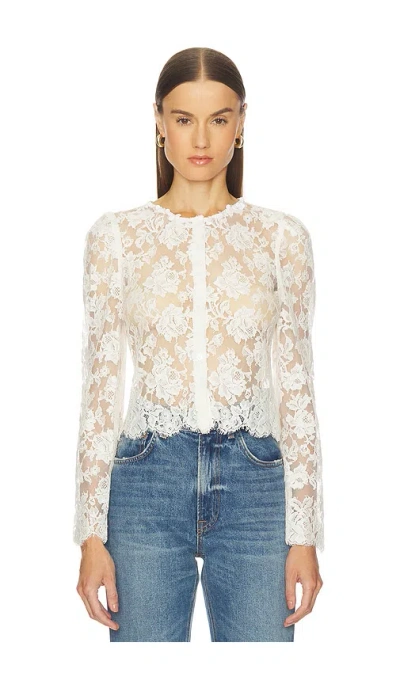 Astr Antoinette Top In White