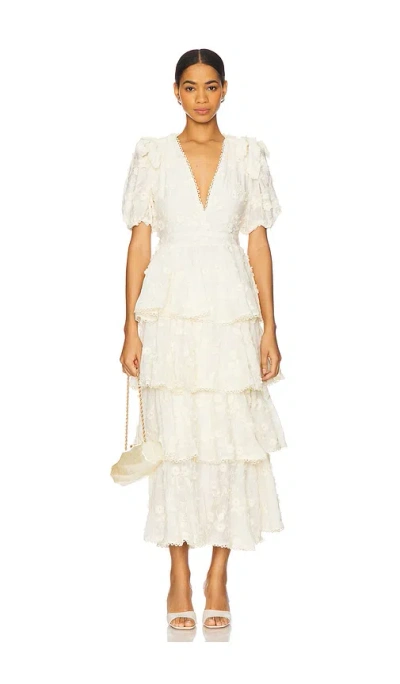 Astr Arianell Dress In 奶油色
