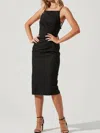 Astr Armona Dress In Black In Black