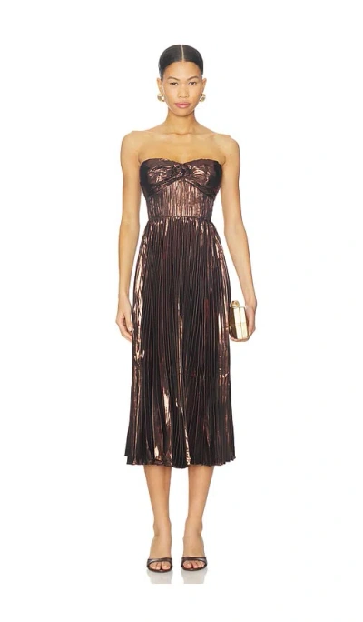 Astr Ascella Dress In Brown