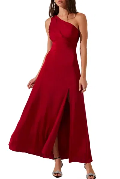 Astr Atoila Maxi Dress In Wine In Red