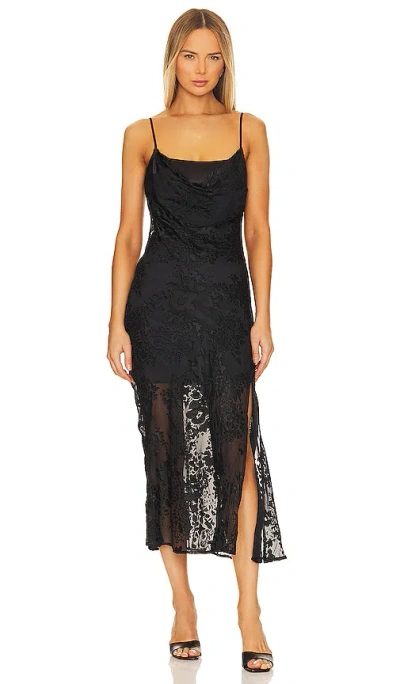 Astr Aubrielle Dress In Black